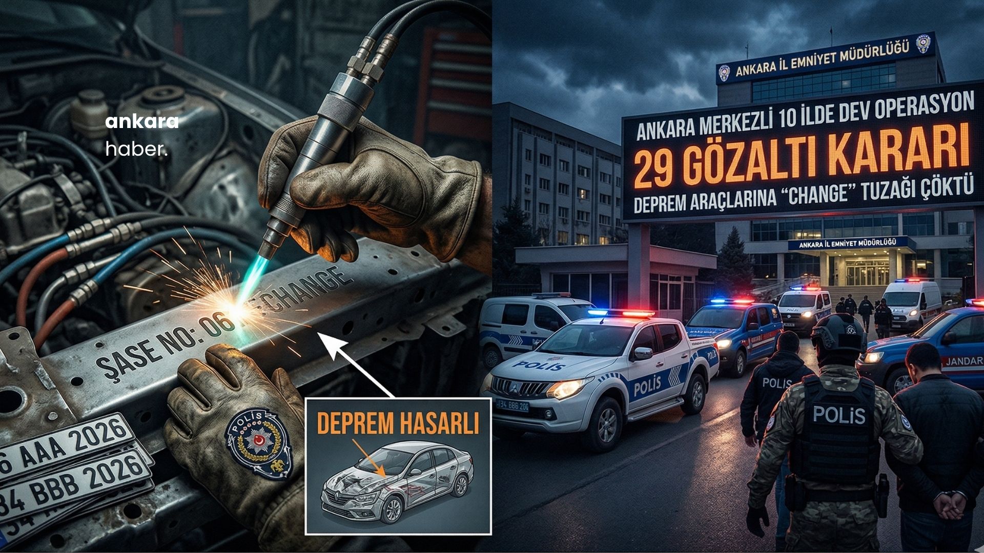 Depremzedenin Acısına "Change" Darbesi: Ankara Merkezli 10 İlde Dev Operasyon!