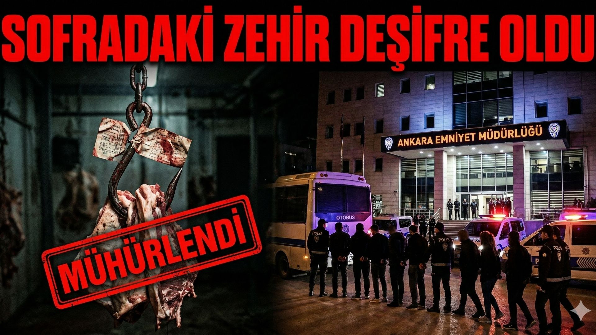 Ankara Merkezli 8 İlde Et Operasyonu: 31 Gözaltı, Bozuk Et Alarmı!
