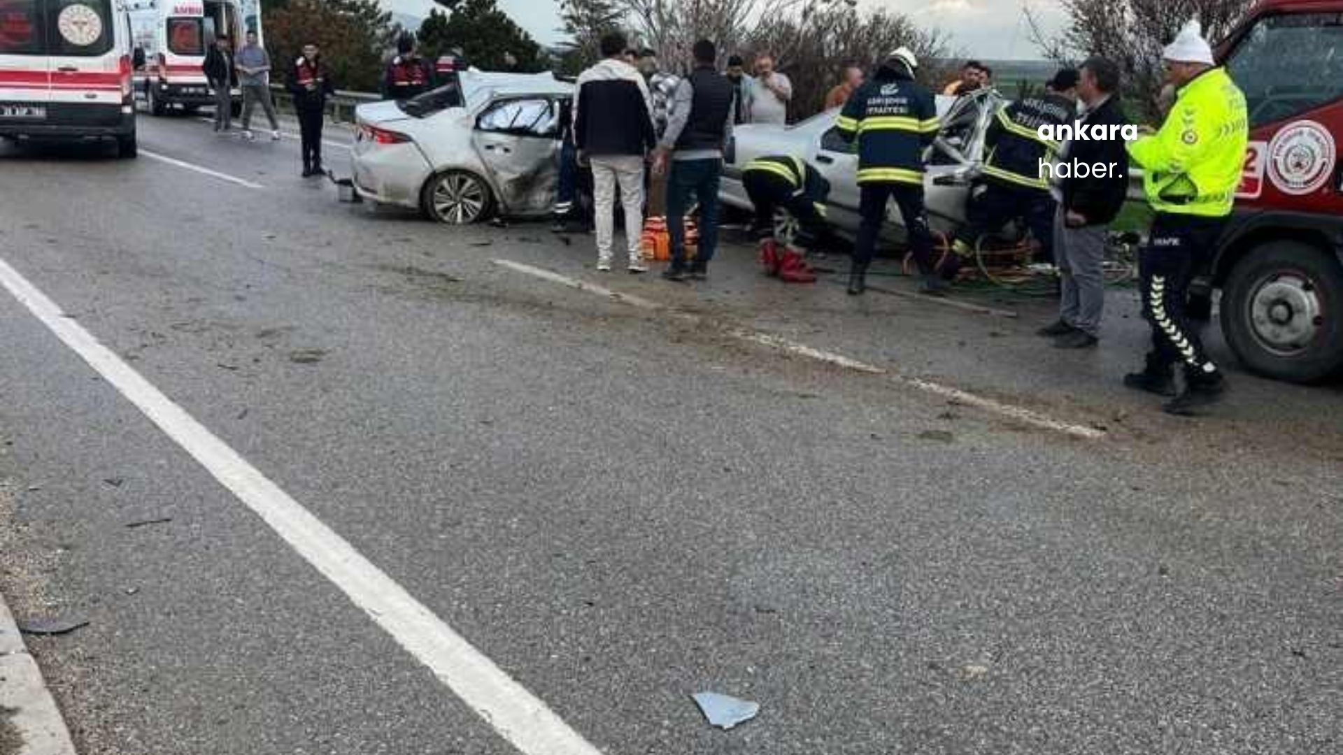 Polatlı-Sivrihisar Yolunda Feci Kaza: 4 Ölü, 2 Ağır Yaralı!